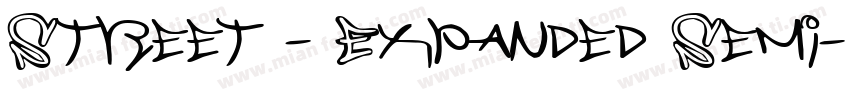 Street - Expanded Semi字体转换